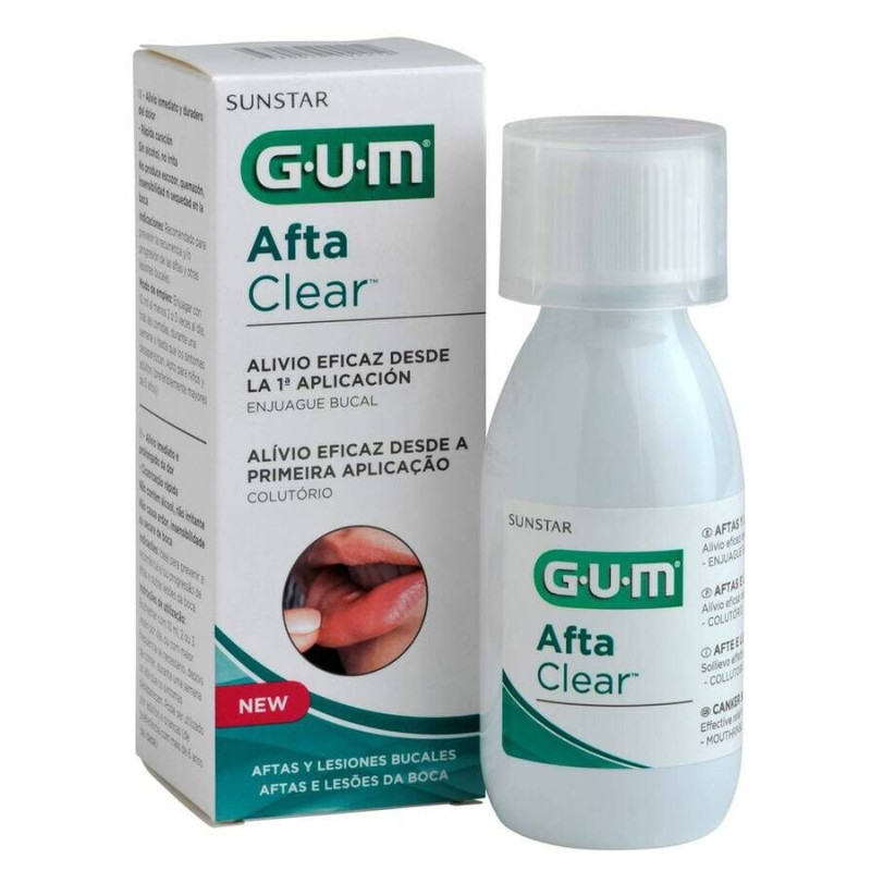 GUM AFTACLEAR COLUTORIO 1 ENVASE 120 ML