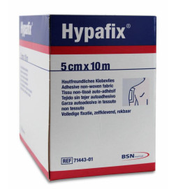 HYPAFIX GASA ADHESIVA PARA FIJACION DE APOSITOS 1 UNIDAD 10 M X 5 CM