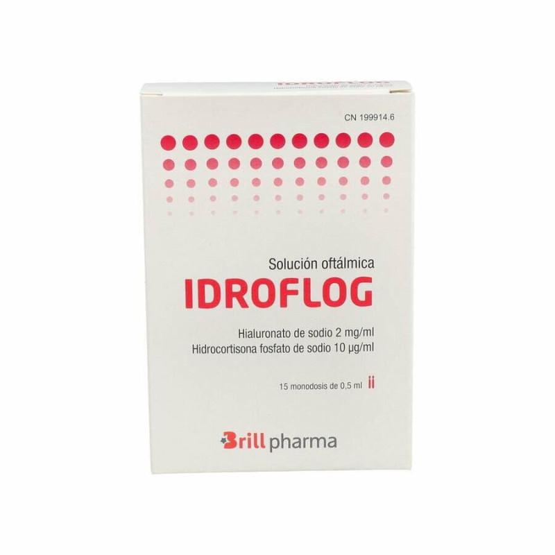 IDROFLOG SOLUCION OFTALMICA 15 MONODOSIS 05 ML