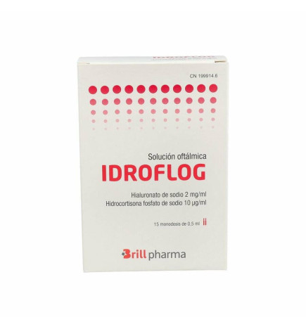 IDROFLOG SOLUCION OFTALMICA 15 MONODOSIS 05 ML