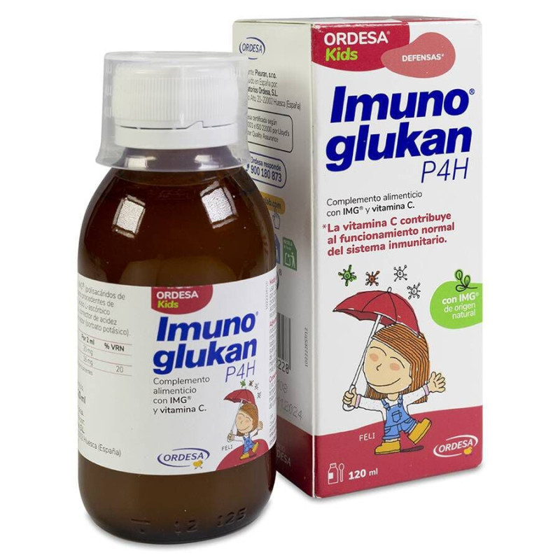 IMUNOGLUKAN P4H 1 ENVASE 120 ML