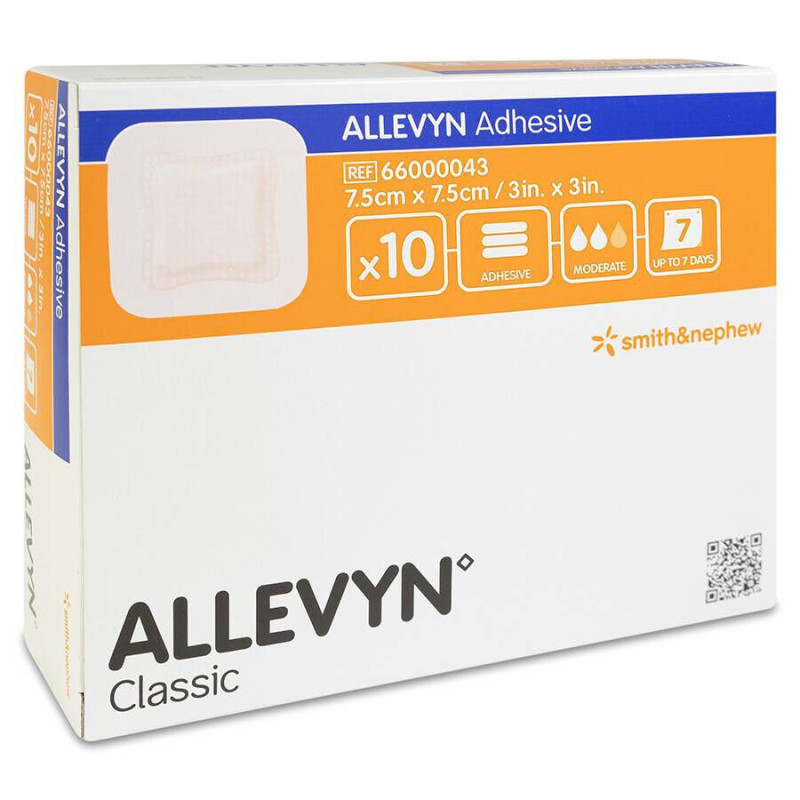 APOSITO ESTERIL ALLEVYN GENTLE BORDER LITE OVAL 3 UNIDADES 86 x 77 cm