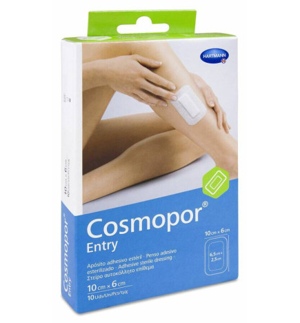APOSITO ESTERIL COSMOPOR E 10 UNIDADES 10 X 6 CM