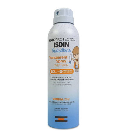 ISDIN FOTOPROTECTOR TRANSPARENT SPRAY WET SKIN SPF 50 1 ENVASE 250 ML