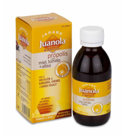 JUANOLA PROPOLIS JARABE CON MIEL TOMILLO + ALTEA 1 ENVASE 140 ML SABOR MIEL