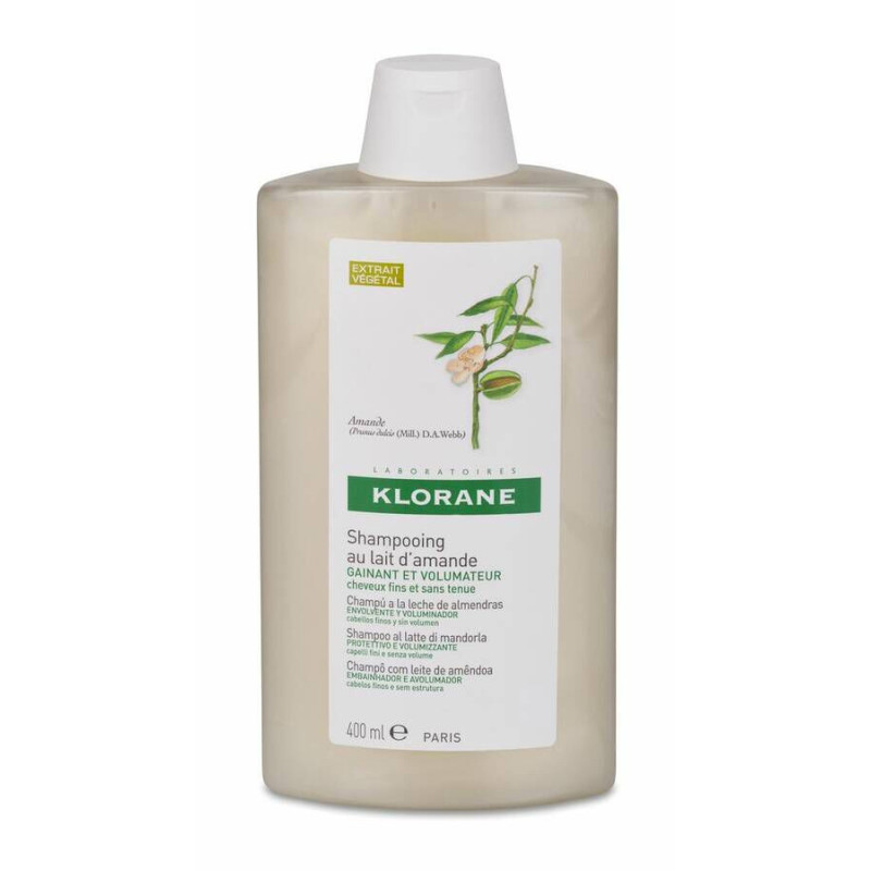 KLORANE CHAMPU A LA LECHE DE ALMENDRAS 1 ENVASE 400 ML