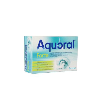 AQUORAL FORTE GOTAS OFTALMICAS LUBRICANTES ESTERILES 30 MONODOSIS 05 ml