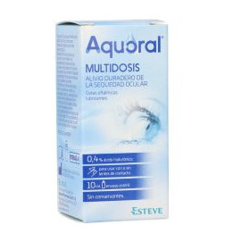 AQUORAL MULTIDOSIS GOTAS OFTALMICAS LUBRICANTES ESTERILES 1 ENVASE 10 ml