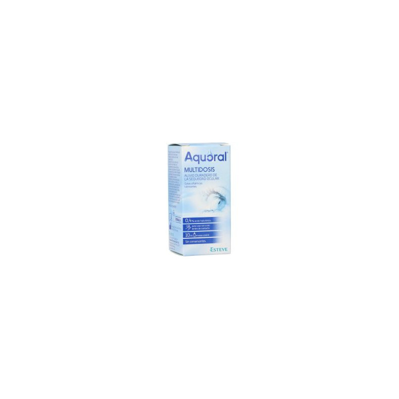 AQUORAL MULTIDOSIS GOTAS OFTALMICAS LUBRICANTES ESTERILES 1 ENVASE 10 ml