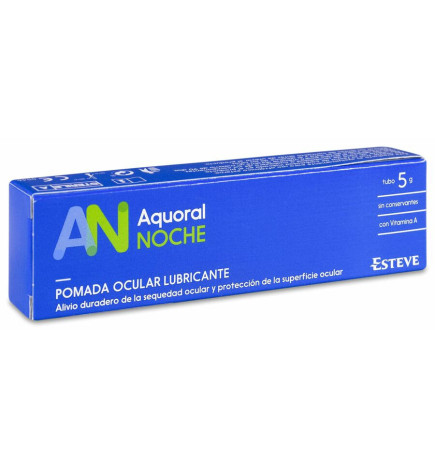 AQUORAL NOCHE POMADA OCULAR LUBRICANTE ESTERIL 1 TUBO 5 G