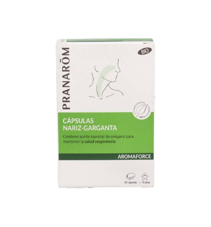AROMAFORCE CAPSULAS NARIZ GARGANTA 30 CAPSULAS