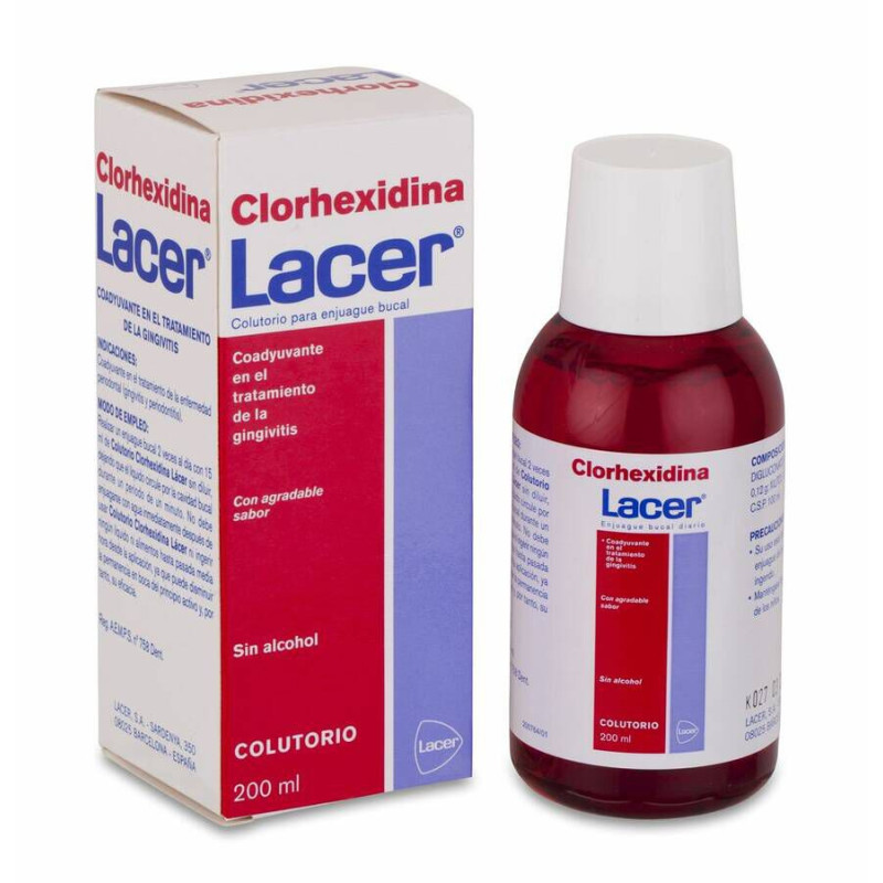 LACER COLUTORIO CLORHEXIDINA 1 ENVASE 200 ML