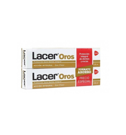 LACER OROS PASTA DENTAL 125 ML DUPLO