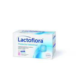LACTOFLORA PROTECTOR INTESTINAL INFANTIL 10 VIALES 7 ml SABOR FRESA