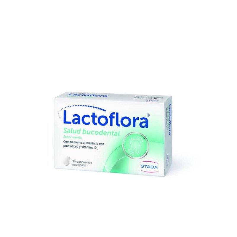 LACTOFLORA SALUD BUCODENTAL 30 COMPRIMIDOS PARA CHUPAR SABOR MENTA