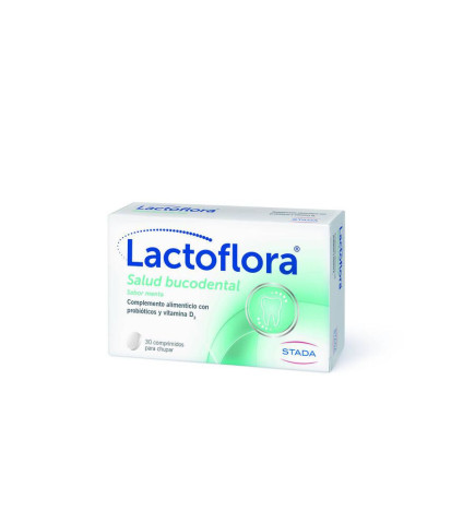 LACTOFLORA SALUD BUCODENTAL 30 COMPRIMIDOS PARA CHUPAR SABOR MENTA