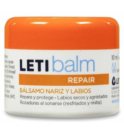LETIBALM BALSAMO REPARADOR NARIZ Y LABIOS 1 TARRO 10 ML