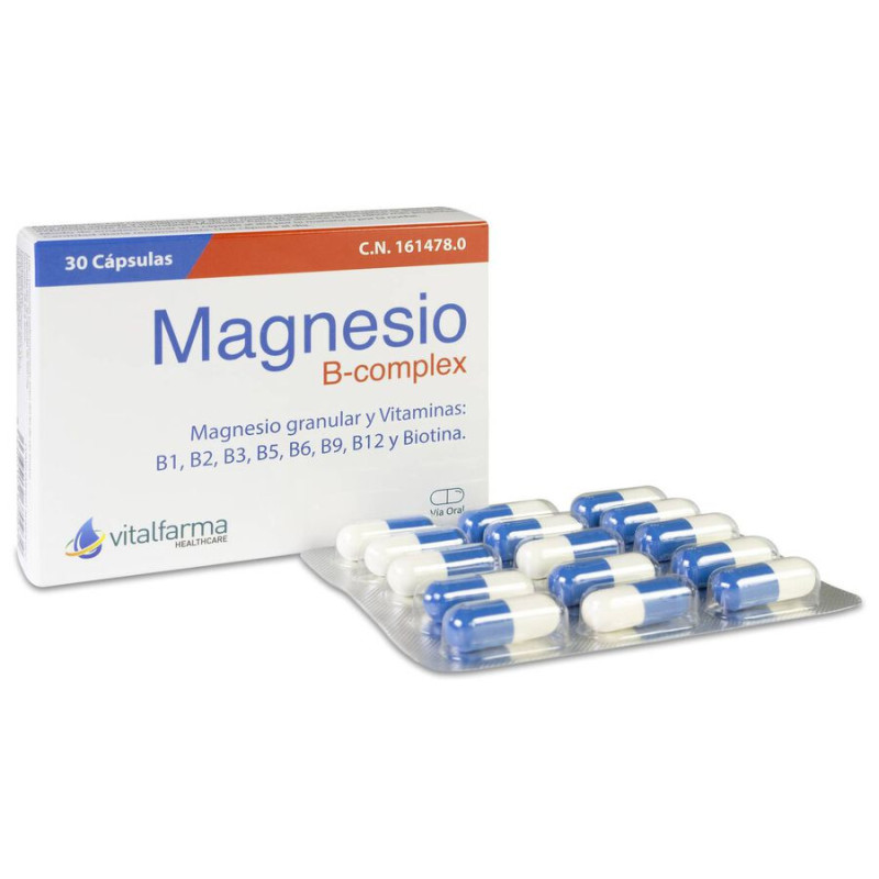 MAGNESIO B COMPLEX 30 CAPSULAS