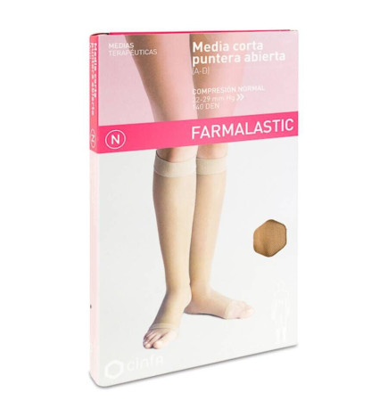 MEDIA CORTA (AD) COMPRESION FUERTE FARMALASTIC TALLA EXTRA GRANDE