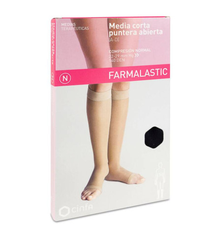 MEDIA CORTA (AD) COMPRESION FUERTE FARMALASTIC TALLA GRANDE