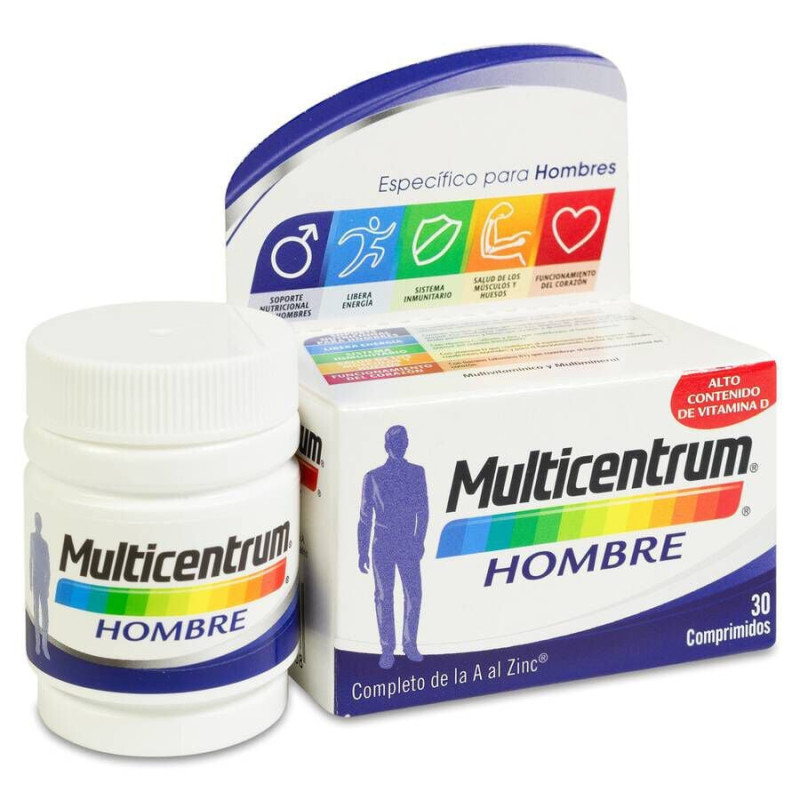 MULTICENTRUM HOMBRE 50+ 30 COMPRIMIDOS