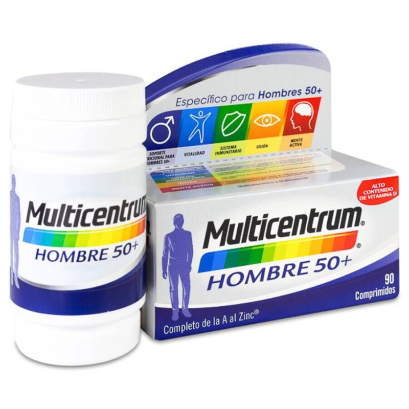 MULTICENTRUM HOMBRE 90 COMPRIMIDOS + 30 COMPRIMIDOS PACK PROMOCIONAL