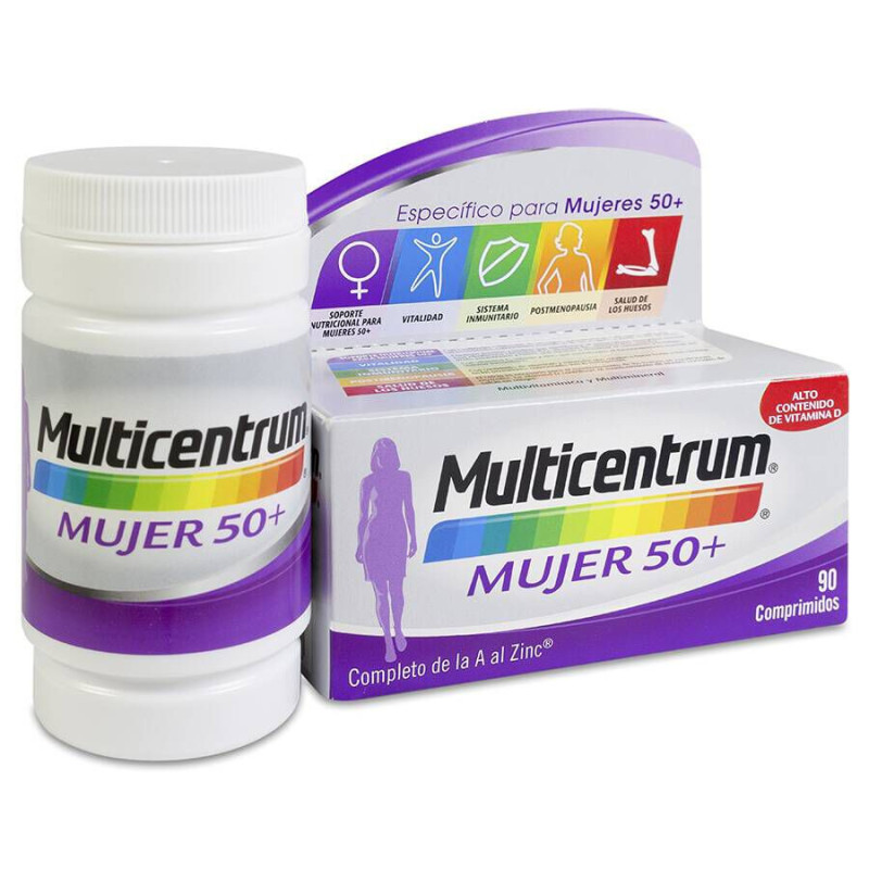 MULTICENTRUM MUJER 50+ 90 COMPRIMIDOS