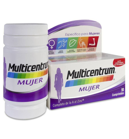 MULTICENTRUM MUJER 90 + 30 COMPRIMIDOS PACK PROMOCIONAL