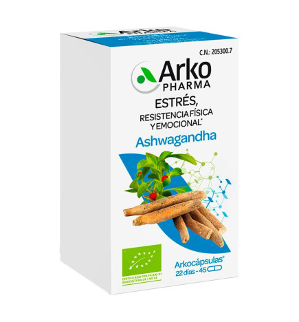 ARKOCAPSULAS ASHWAGANDHA BIO 45 CAPSULAS