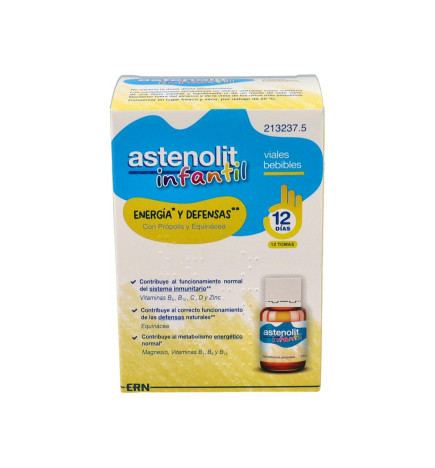 ASTENOLIT INFANTIL 12 VIALES 10 ML