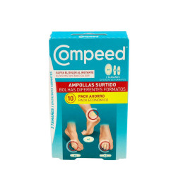 COMPEED AMPOLLAS SURTIDO 3 TAMAÑOS 10 UNIDADES PACK AHORRO