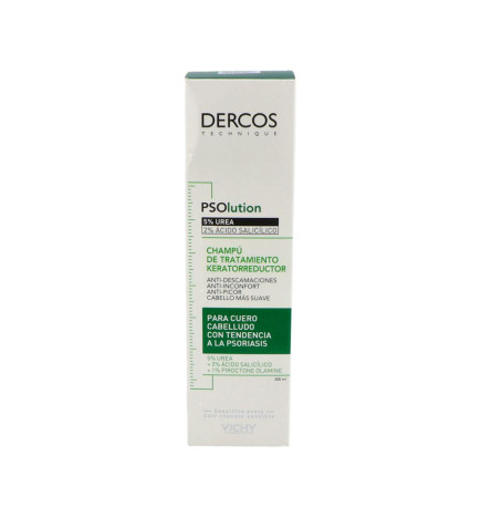 DERCOS CHAMPU KERATORREDUCTOR PSOLUTION 1 TUBO 200 ML