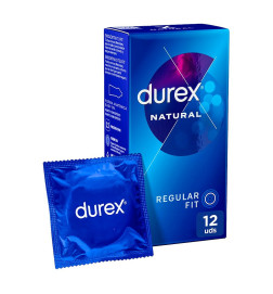DUREX NATURAL PLUS PRESERVATIVOS 12 UNIDADES