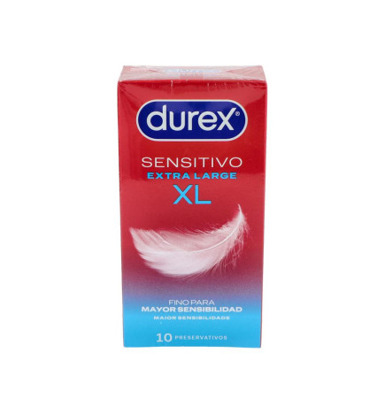DUREX SENSITIVO XL PRESERVATIVOS 10 UNIDADES