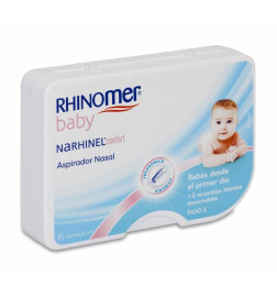 ASPIRADOR NASAL RHINOMER BABY 20 RECAMBIOS BLANDOS DESECHABLES