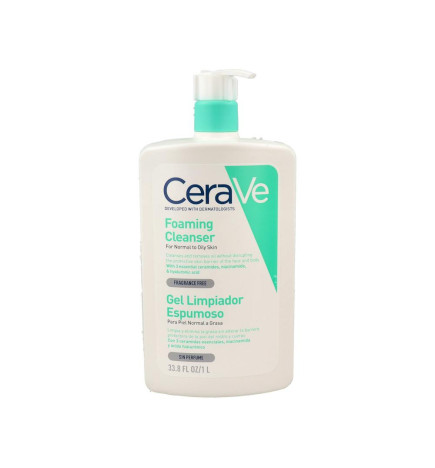 GEL LIMPIADOR ESPUMOSO CERAVE 1 ENVASE 1000 ML