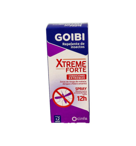 GOIBI XTREME FORTE REPELENTE DE INSECTOS 1 SPRAY 75 ML