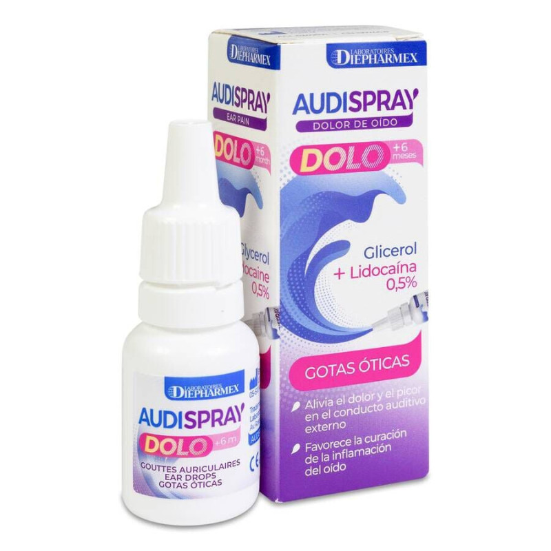 AUDISPRAY DOLO GOTAS OTICAS 1 ENVASE 7 G
