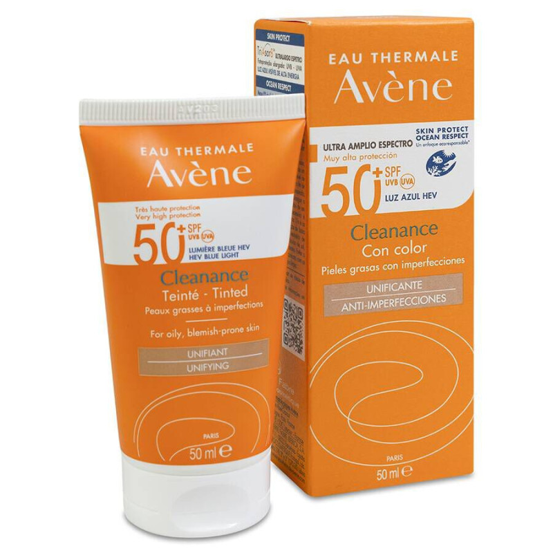 AVENE CLEANANCE SOLAR SPF 50+ MUY ALTA PROTECCION 1 TUBO 50 ML