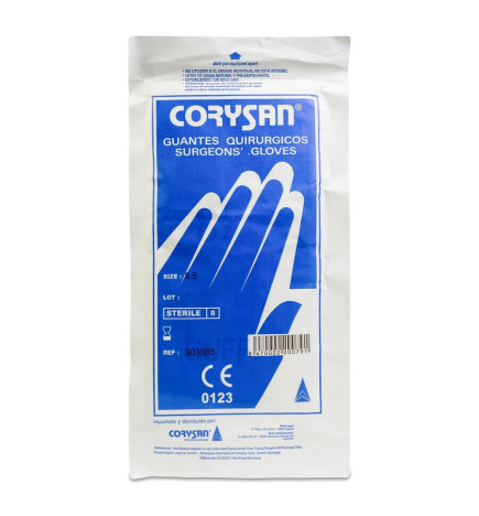INTERAPOTHEK GUANTES LATEX C/POL 100UI M