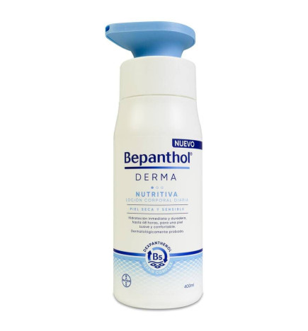 BEPANTHOL DERMA NUTRITIVA LOCION CORPORAL DIARIA 1 ENVASE 400 ml
