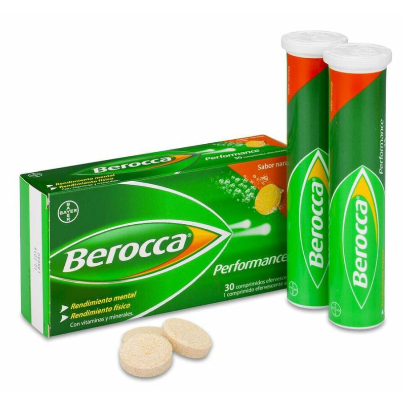 BEROCCA PERFORMANCE 30 COMPRIMIDOS EFERVESCENTES SABOR NARANJA