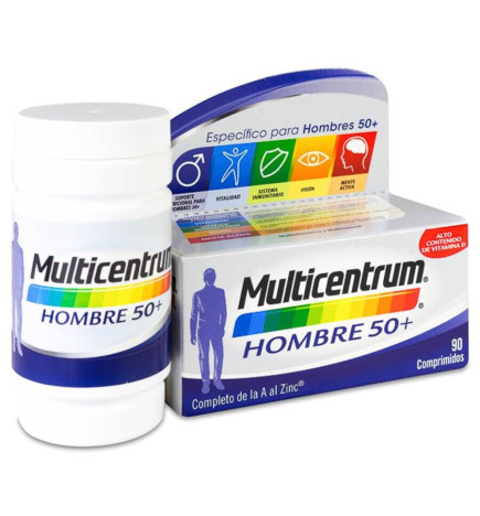MULTICENTRUM HOMBRE 90 COMPRIMIDOS + 30 COMPRIMIDOS PACK PROMOCIONAL