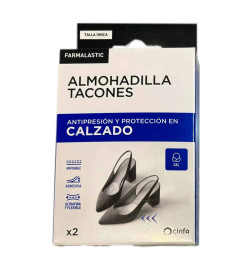 ALMOHADILLA TACONES FARMALASTIC 2 UNIDADES TALLA UNICA
