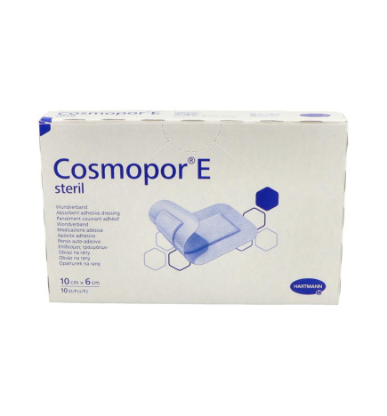 APOSITO ESTERIL COSMOPOR E 10 UNIDADES 10 X 6 CM