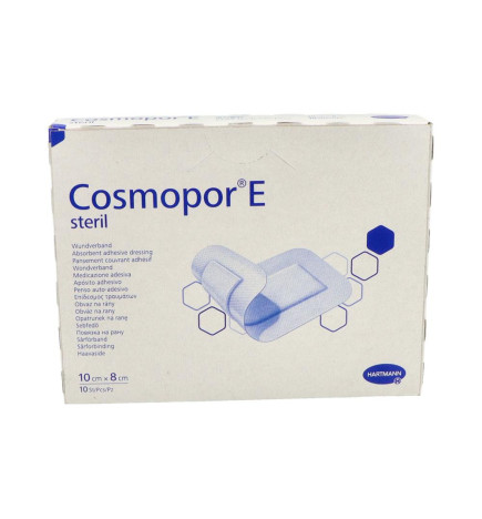 APOSITO ESTERIL COSMOPOR E 10 UNIDADES 10 X 8 CM
