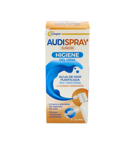AUDISPRAY JUNIOR SOLUCION LIMPIEZA OIDOS 1 ENVASE 25 ML