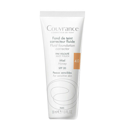AVENE COUVRANCE MAQUILLAJE FLUIDO SPF 20 1 ENVASE 30 ML COLOR MIEL