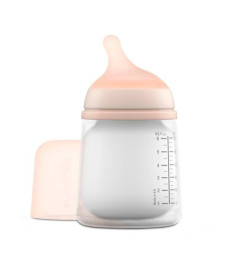 BIBERON ANTICOLICO TETINA LACTANCIA SILICONA MIXTA SUAVINEX 180 ML