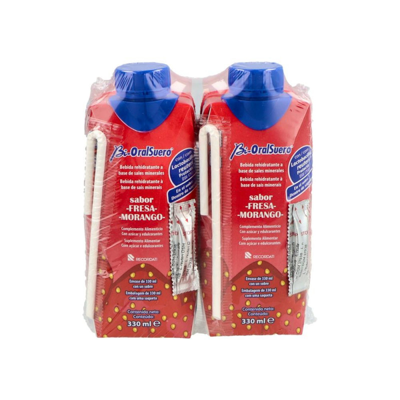 BIORALSUERO 2 TETRABRIKS 330 ML SABOR FRESA